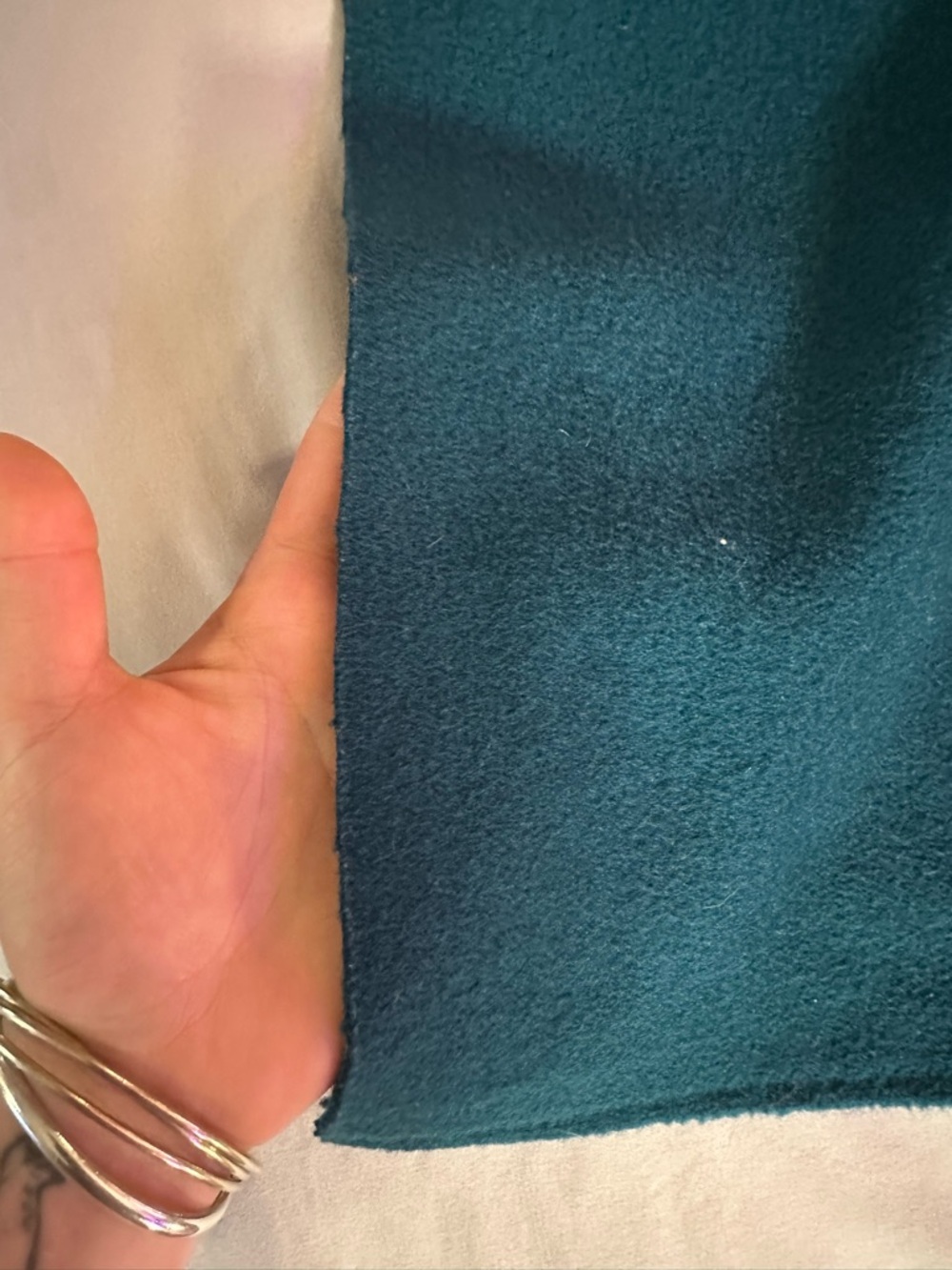 Heavyweight Polar Fleece Fabric 3.2 Yards – Deep Teal – 54” Wide – Soft Plush